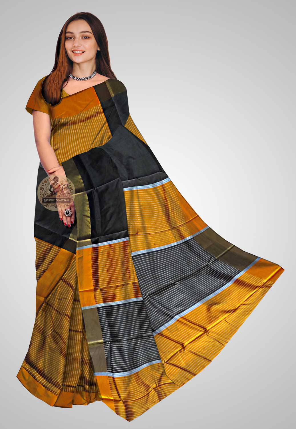 Buy Bishnupuri Katan Silk Saree online – Bishnupuri Katan Silk Saree front view