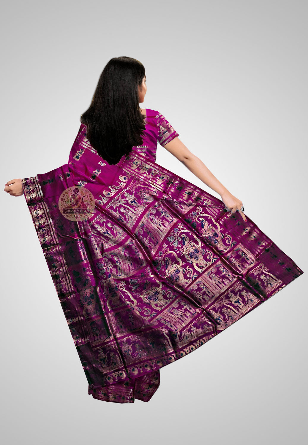 Opulent silk saree with refined craftsmanship and texture