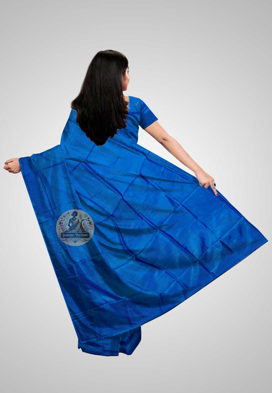 Buy Bishnupuri Silk Than online – Bishnupuri Silk Than rear view