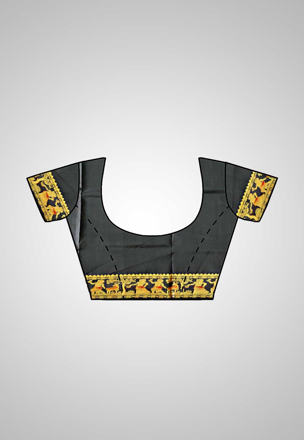 Buy Baluchari Silk Saree online – Handloom Baluchari Silk Saree blouse piece