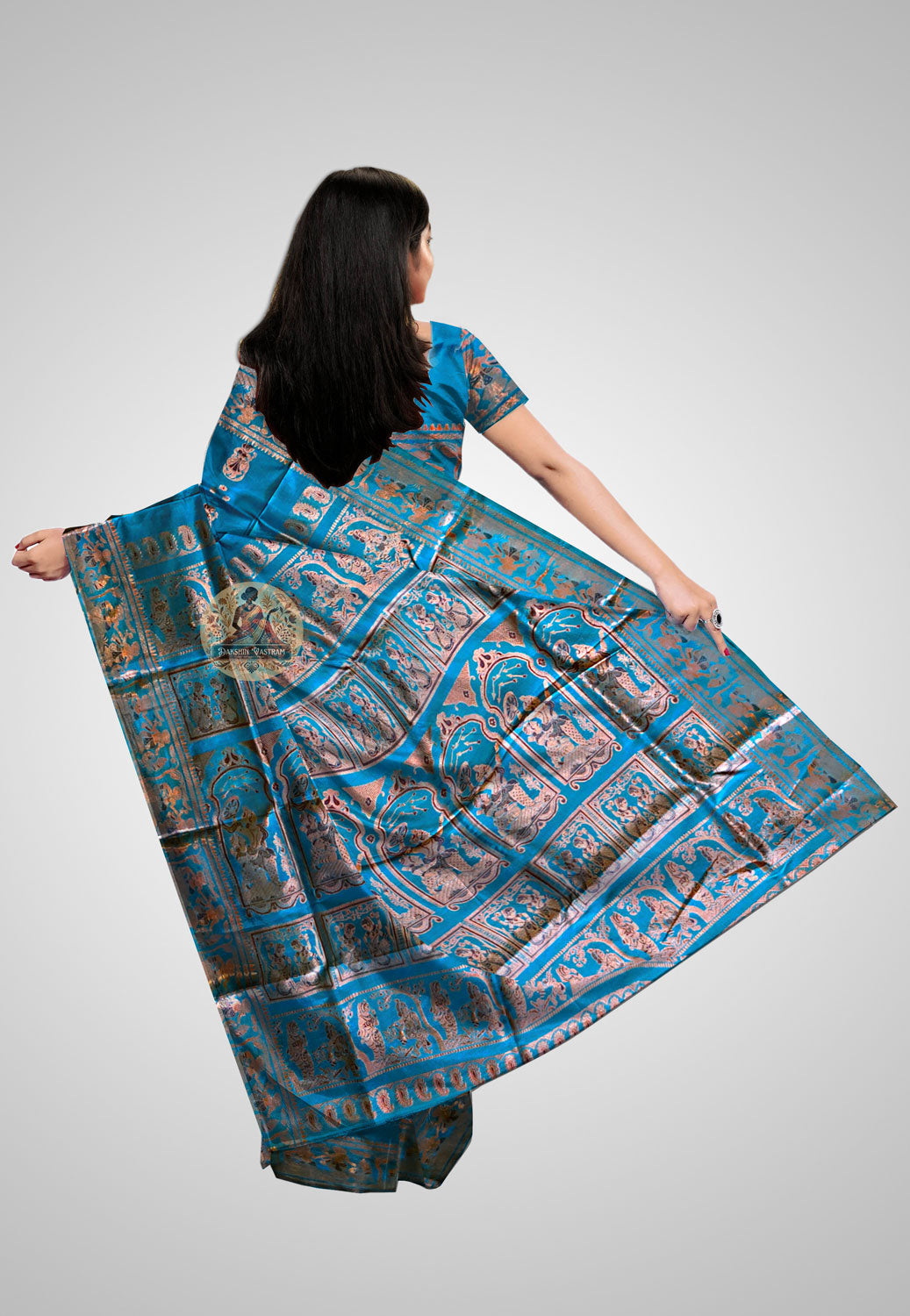 Luxurious handwoven silk saree with exquisite craftsmanship