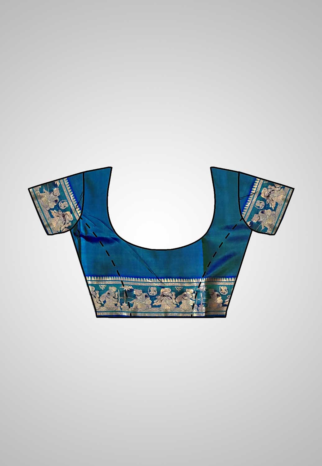 Buy Swarnachari Silk Saree online – Handloom Swarnachari Silk blouse piece