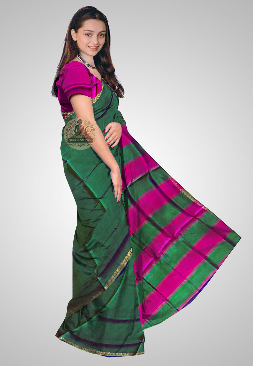 Traditional handwoven silk saree for festive occasions