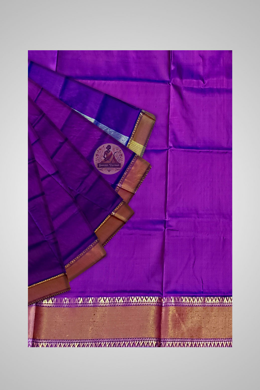 Shop Bengal Katan Saree – Close-up showing weave and fabric quality