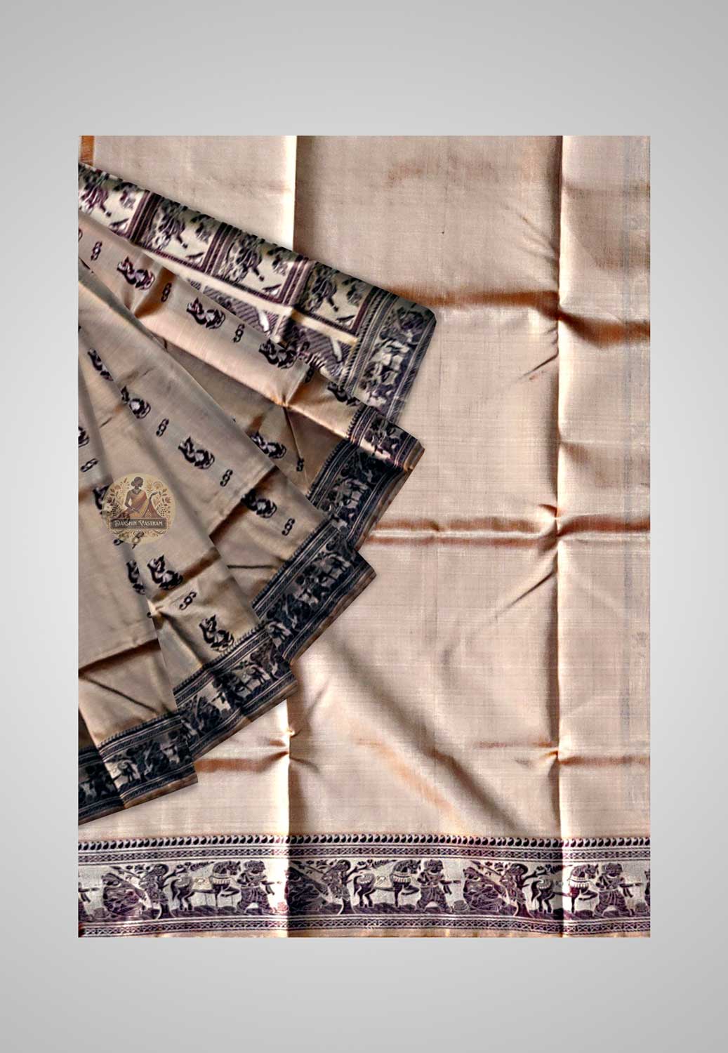 Traditional silk saree showcasing refined craftsmanship