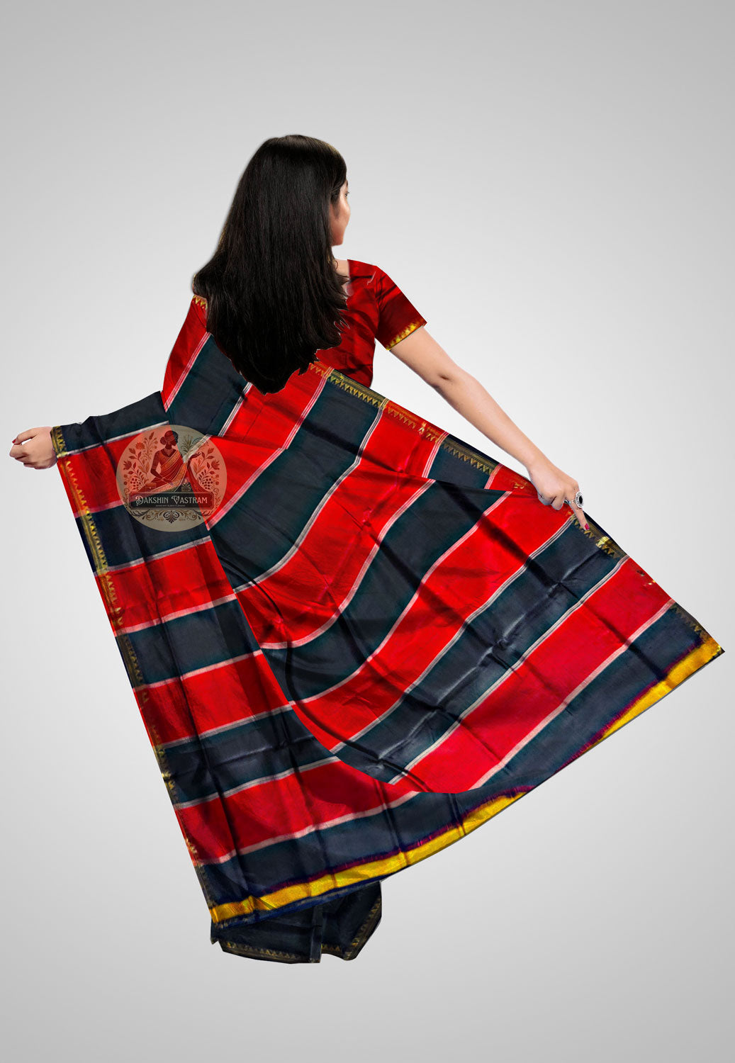 Elegant handcrafted silk saree with refined finish