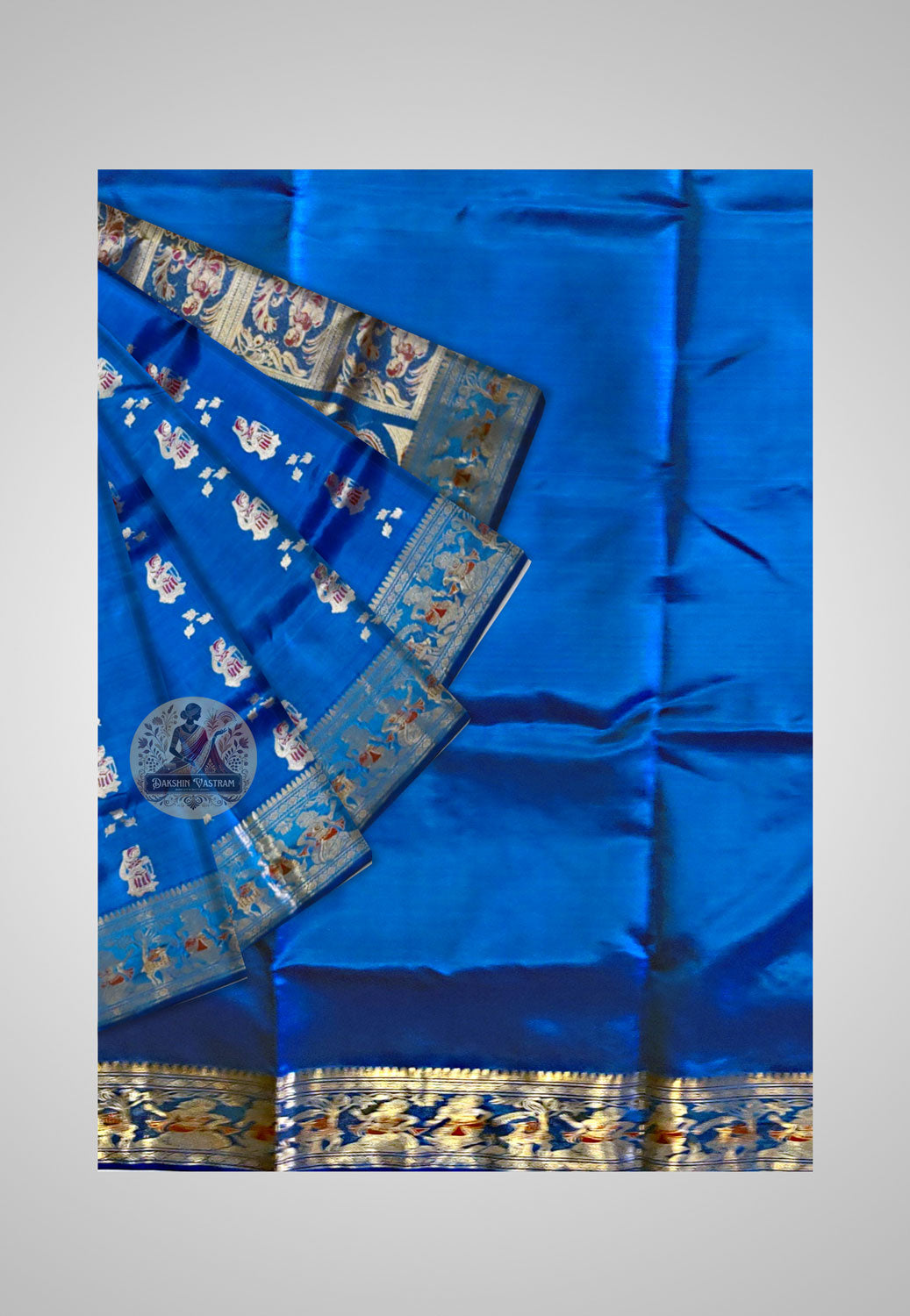Buy Swarnachari Silk Saree online – Exquisite Handloom Swarnachari Silk saree view