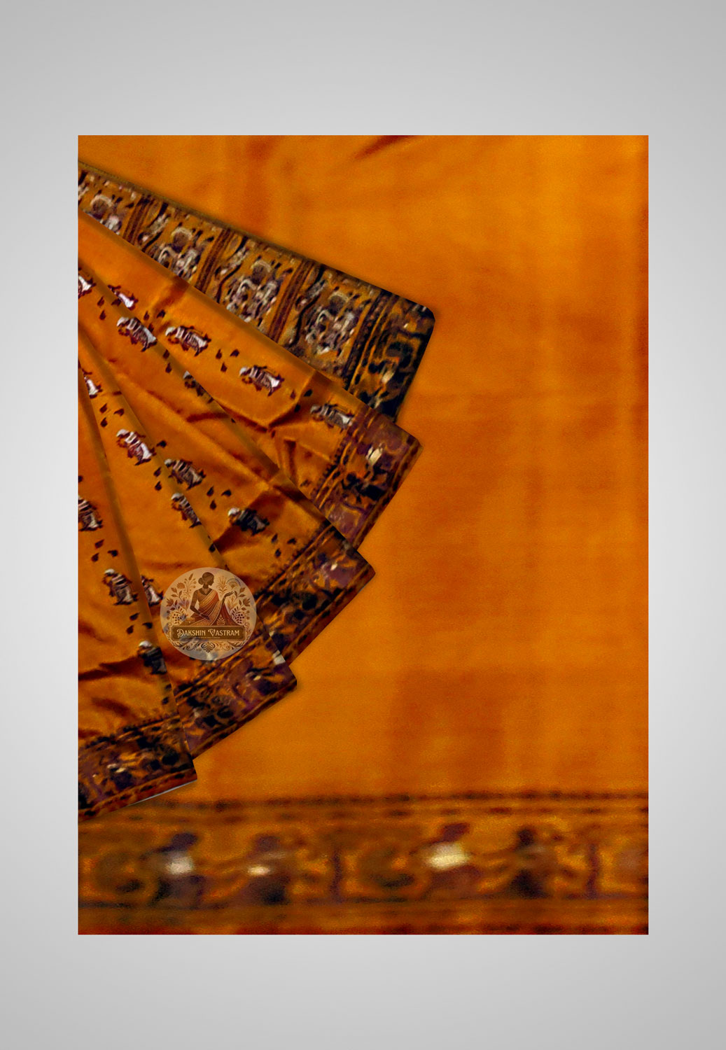 Buy Baluchari Saree online – Handloom Baluchari Pure Silk Saree close-up
