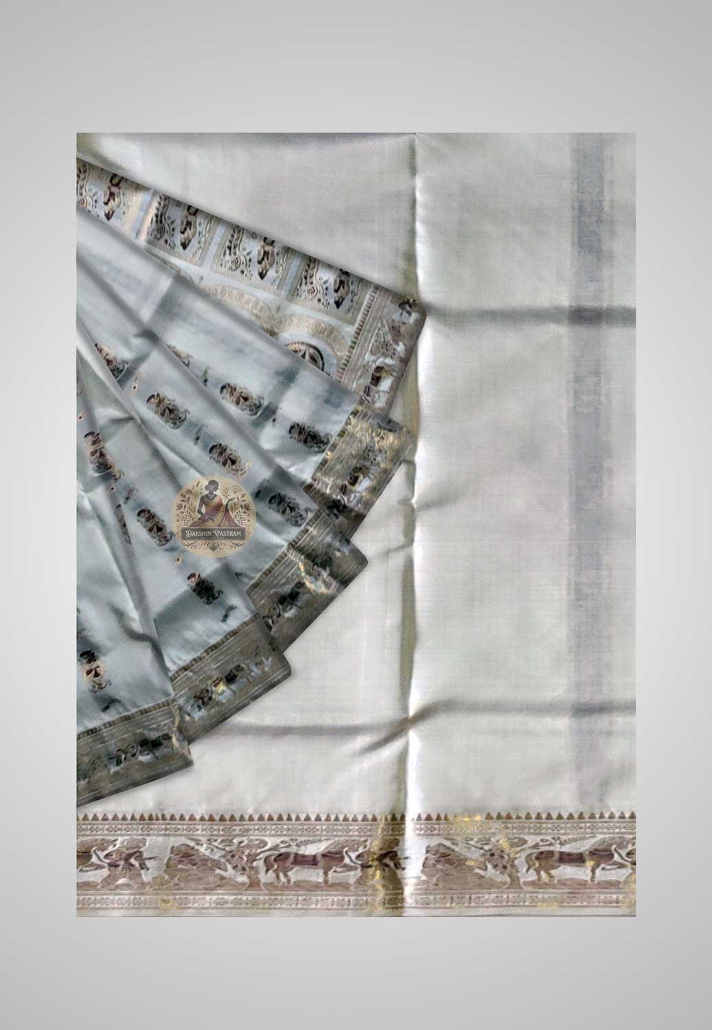 Buy Swarnachari Silk Saree online – Swarnachari Handloom Saree full saree view