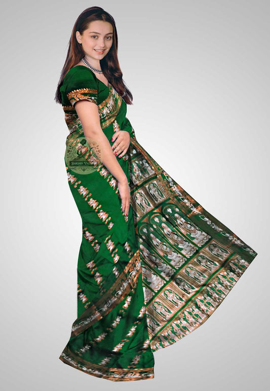 Buy Swarnachari Silk Saree online – Swarnachari Silk Saree side view