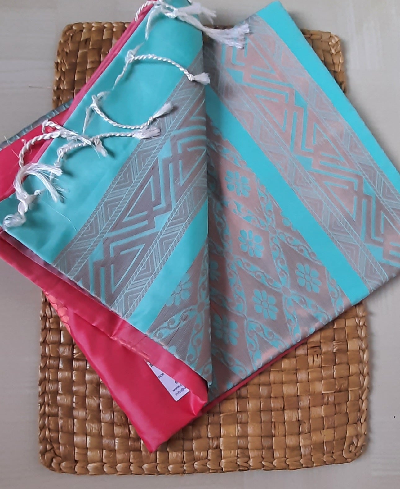 Buy South Indian Saree online – Soft Semi Silk Saree back view