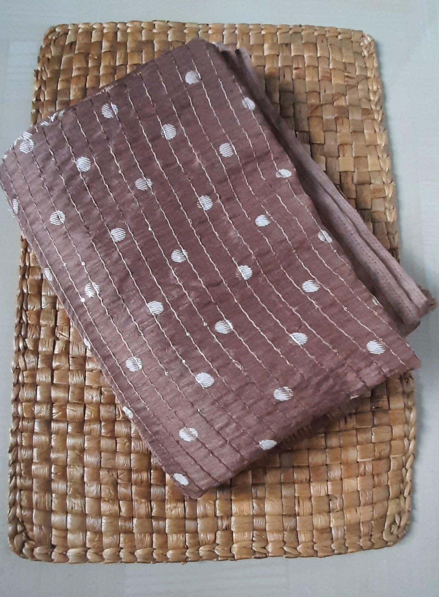 Buy South Indian Saree online – Sequins Silk Saree back view