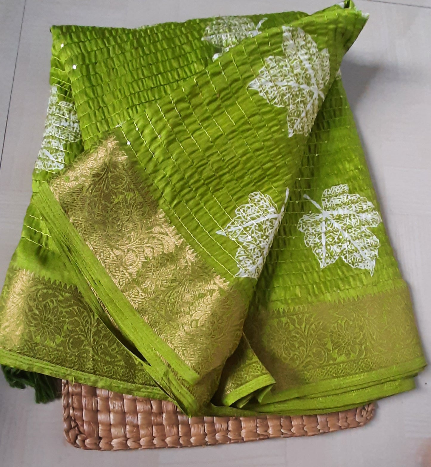 Buy South Indian Saree online – Sequins Silk Saree blouse piece
