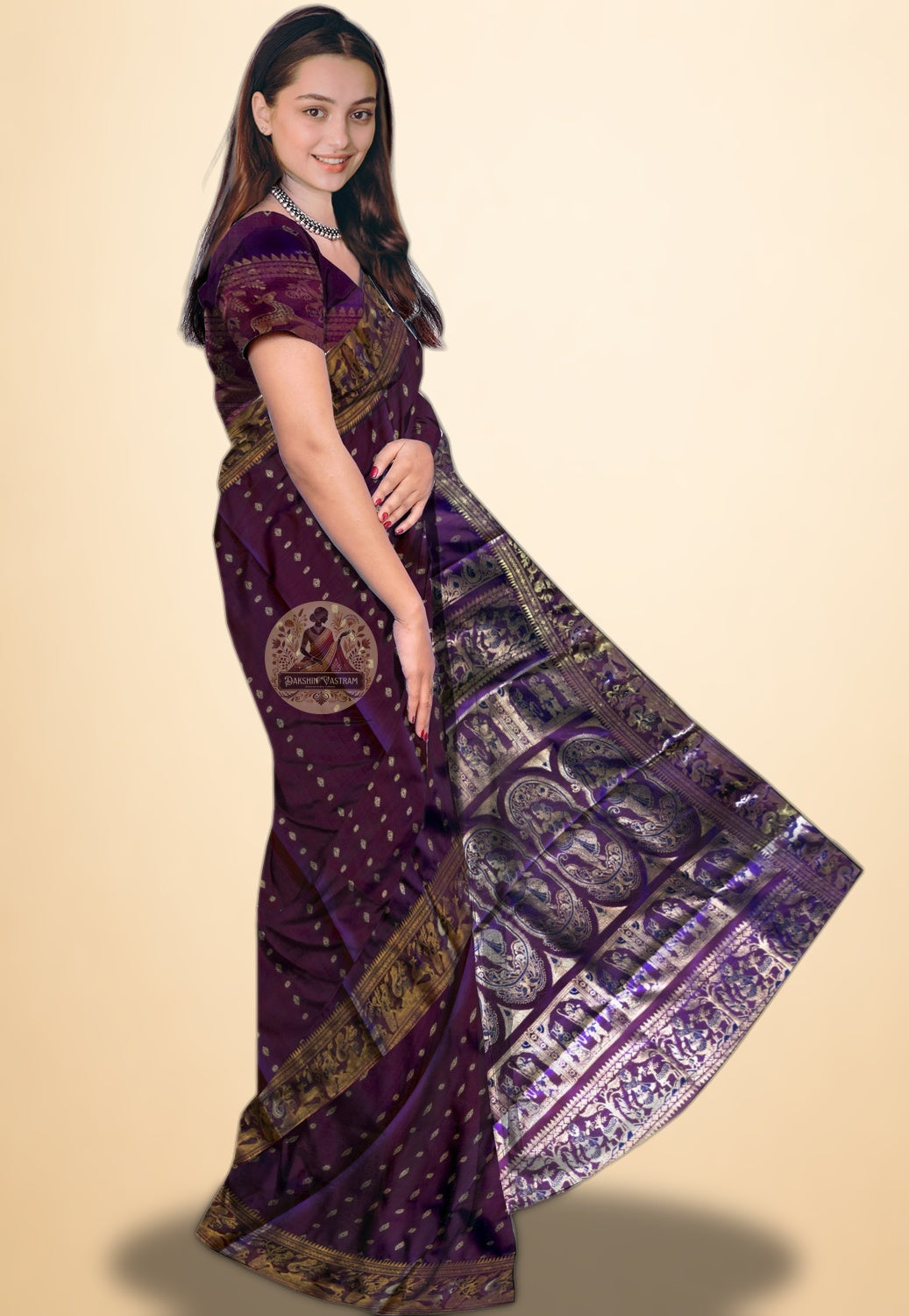 Durga Puja Sarees UK 2026 — Authentic Baluchari & Swarnachari for the Festival Season