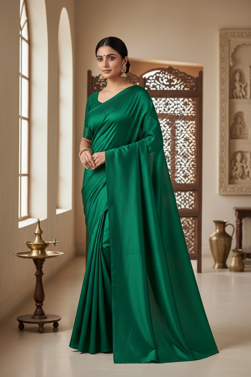 Pure Silk Than fabric with smooth texture and rich sheen