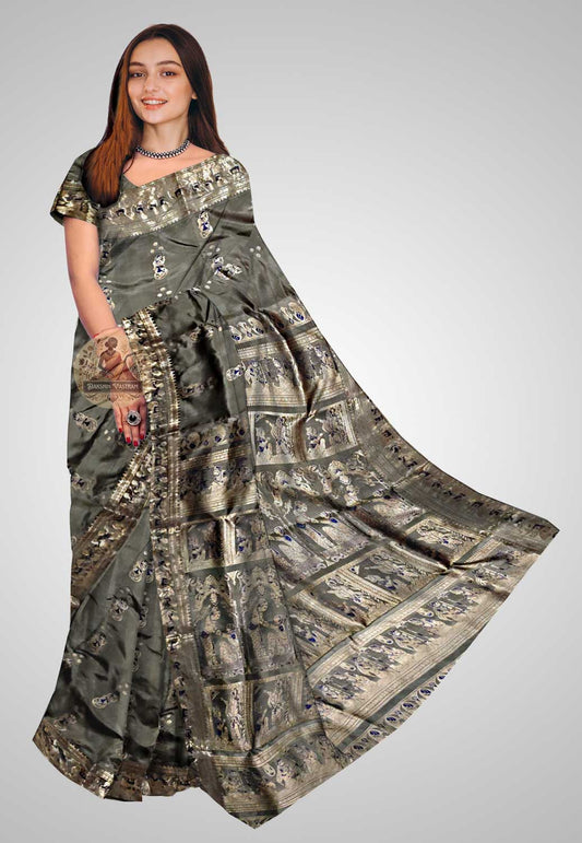 Buy Swarnachari Silk Saree online – Swarnachari Pure Silk Saree front view