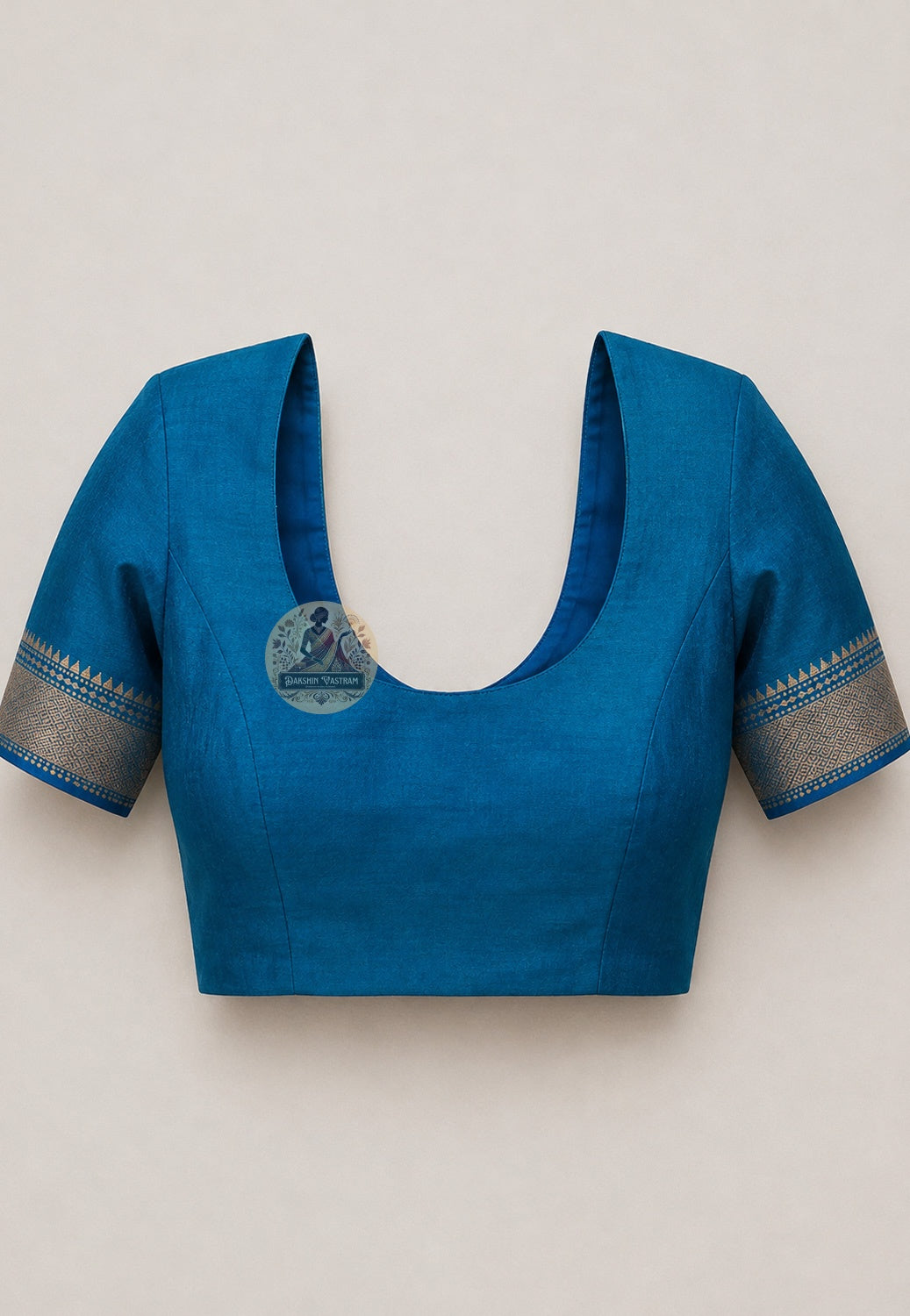 Matching blouse piece included with Bishnupur Katan Silk Saree handloom mehendi wear Bengal West Bengal