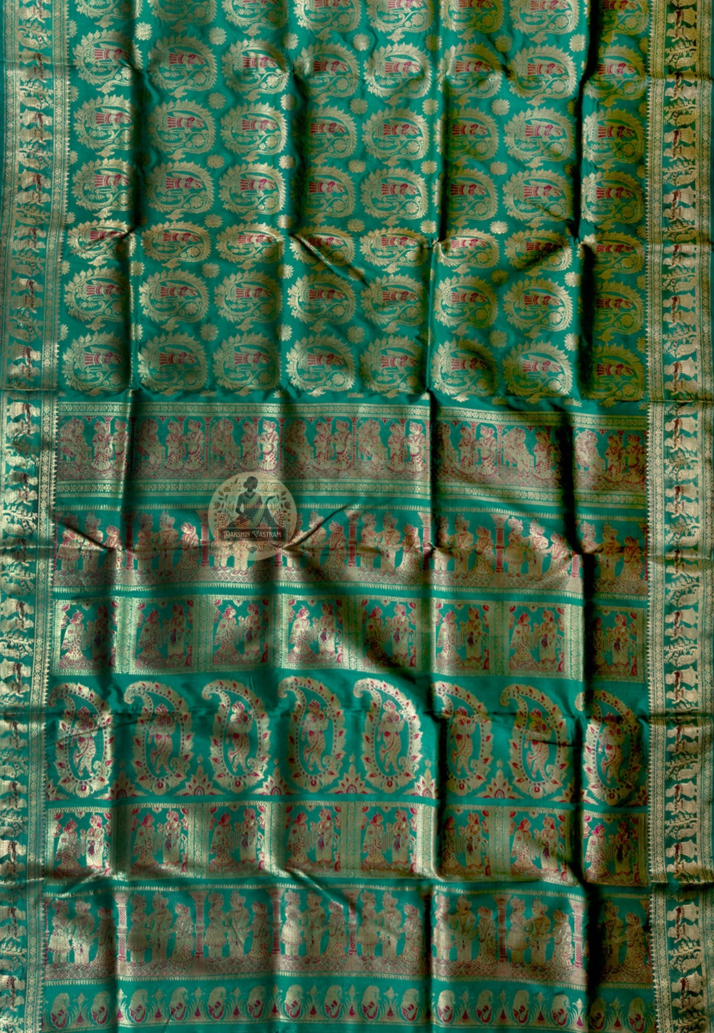 Swarnachari Silk Saree | Bengal Handloom Zari Memory