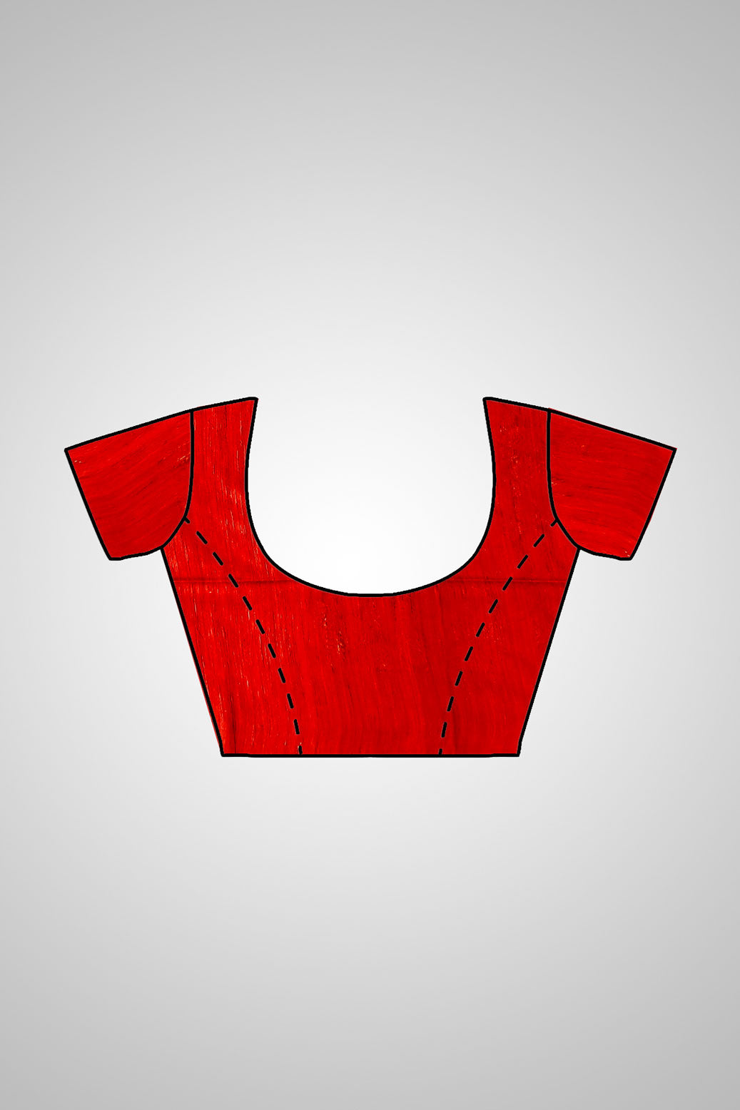 Buy Raw Silk Saree Online – Saree display with matching blouse