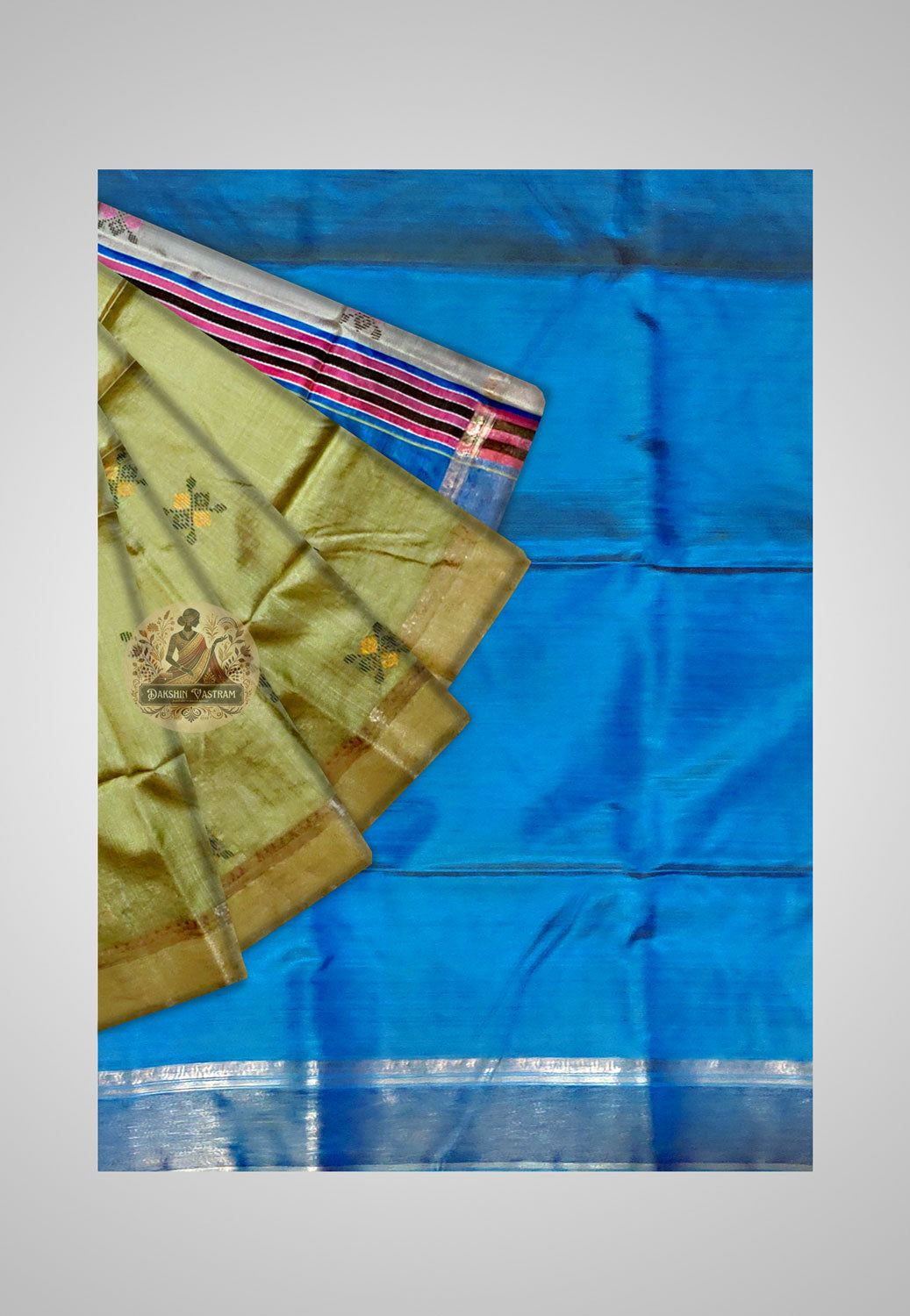 Close-up of intricate Katan silk craftsmanship and weave