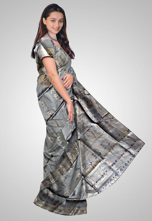 Traditional silk saree ideal for fancy events and celebrations