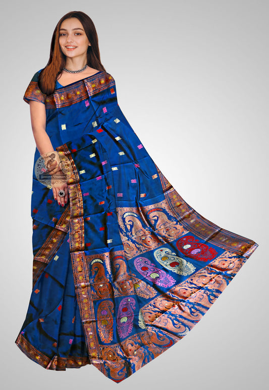 Buy Swarnachari Silk Saree online – front view