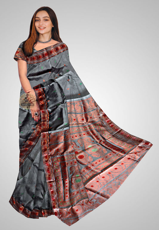 Buy Swarnachari Silk Saree online – Handloom Swarnachari Pure Silk Saree front view