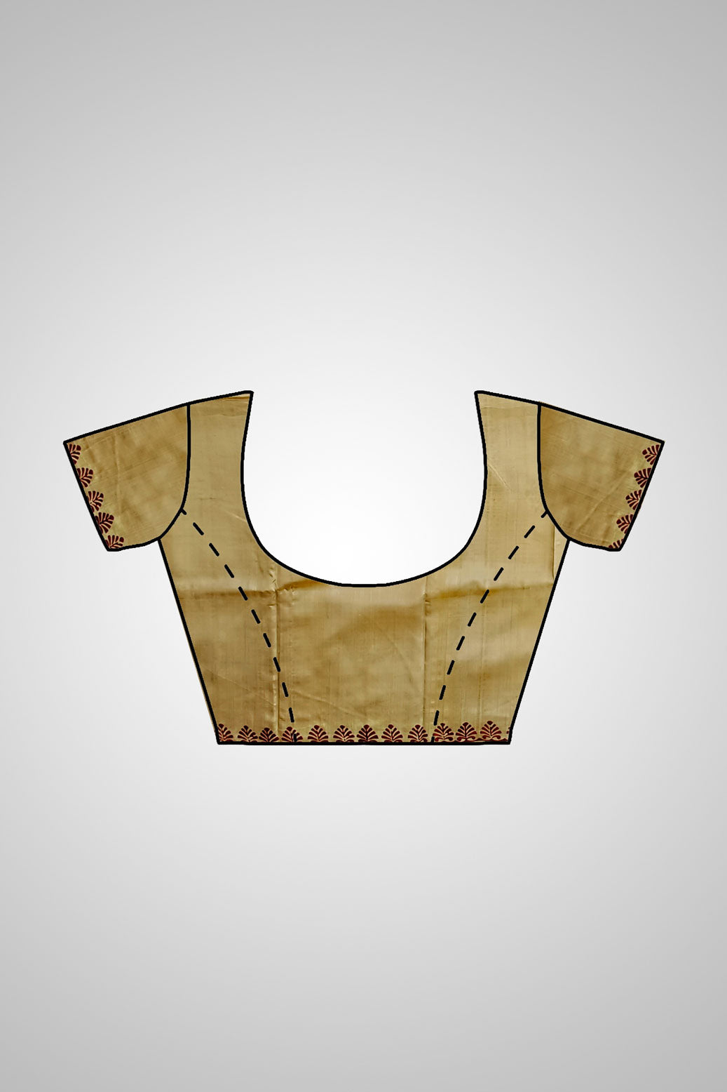 Buy Indian Silk Saree UK – Saree paired with blouse view