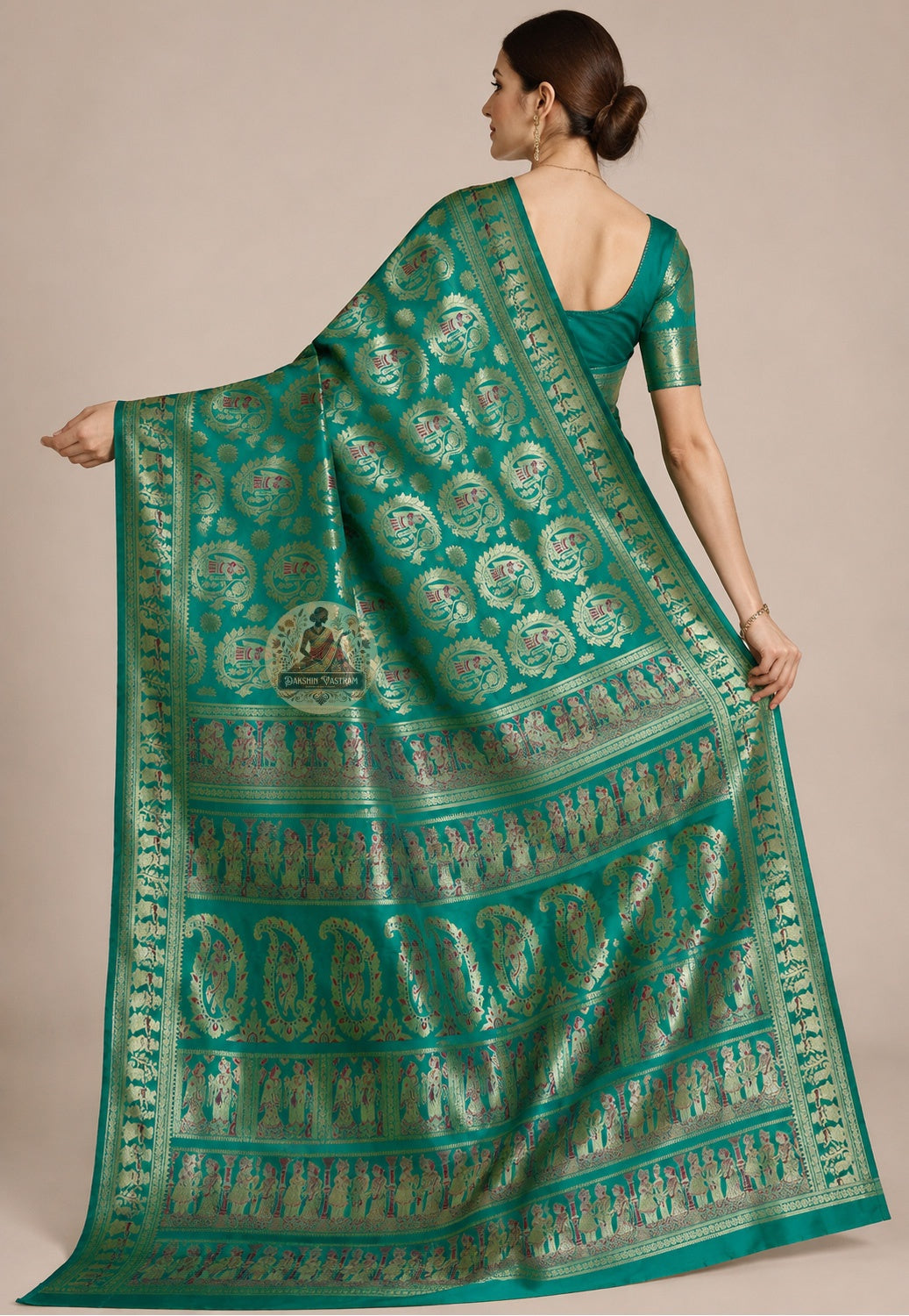 Swarnachari Silk Saree | Bengal Handloom Zari Memory