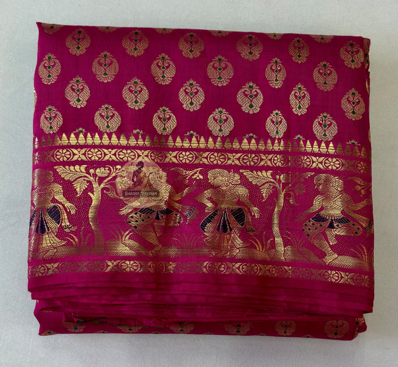Swarnachari pure silk saree for Indian weddings and Diwali – UK delivery to Manchester, Leeds, Glasgow