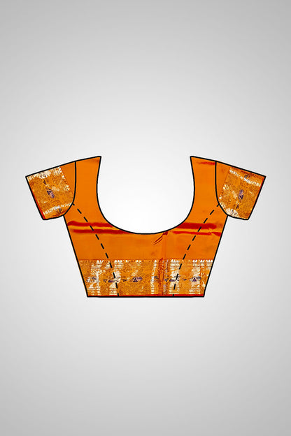 Shop Wedding Swarnachari Saree – Includes stitched blouse option for all buyers