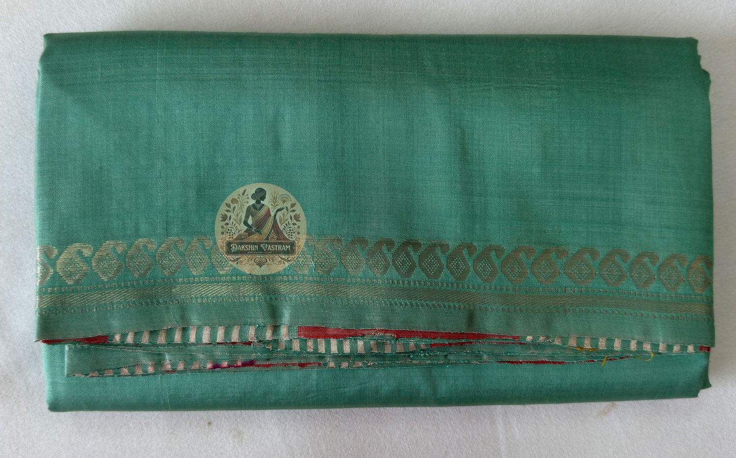 Indian woman in Bishnupur Katan Silk Saree styled with gold jewelry for a Diwali celebration or Indian wedding reception in New Jersey or California