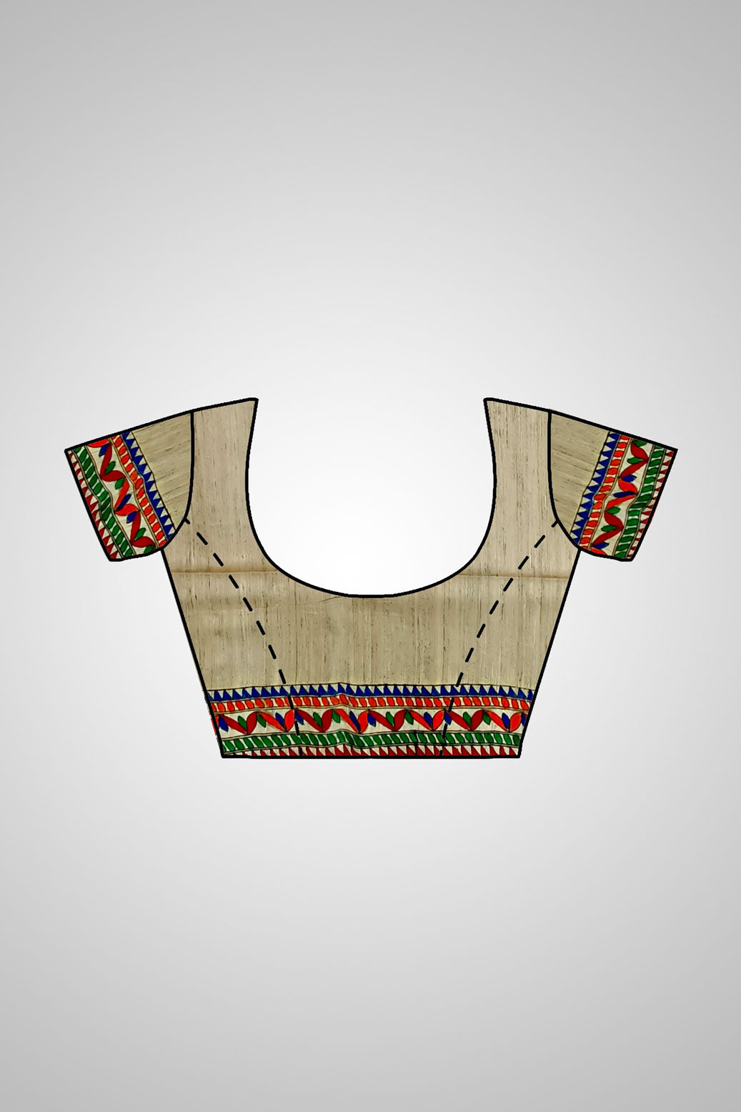 Buy Authentic Silk Saree – Ghicha Tussar with blouse piece view