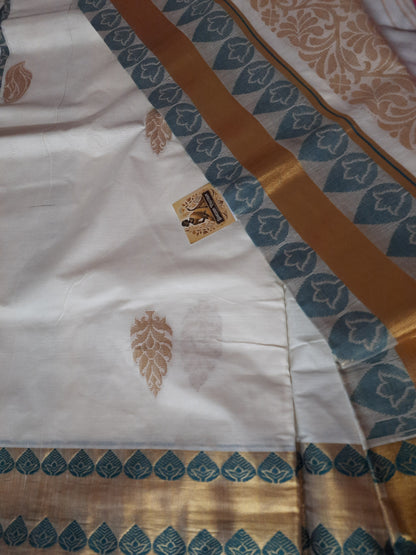 Kasavu Saree | Made from 100% organic pure cotton