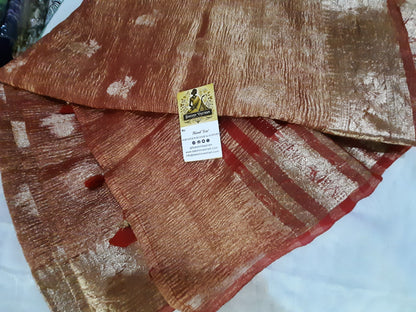 Tissue Banarasi Saree | Crafted with the finest tissue banarasi silk