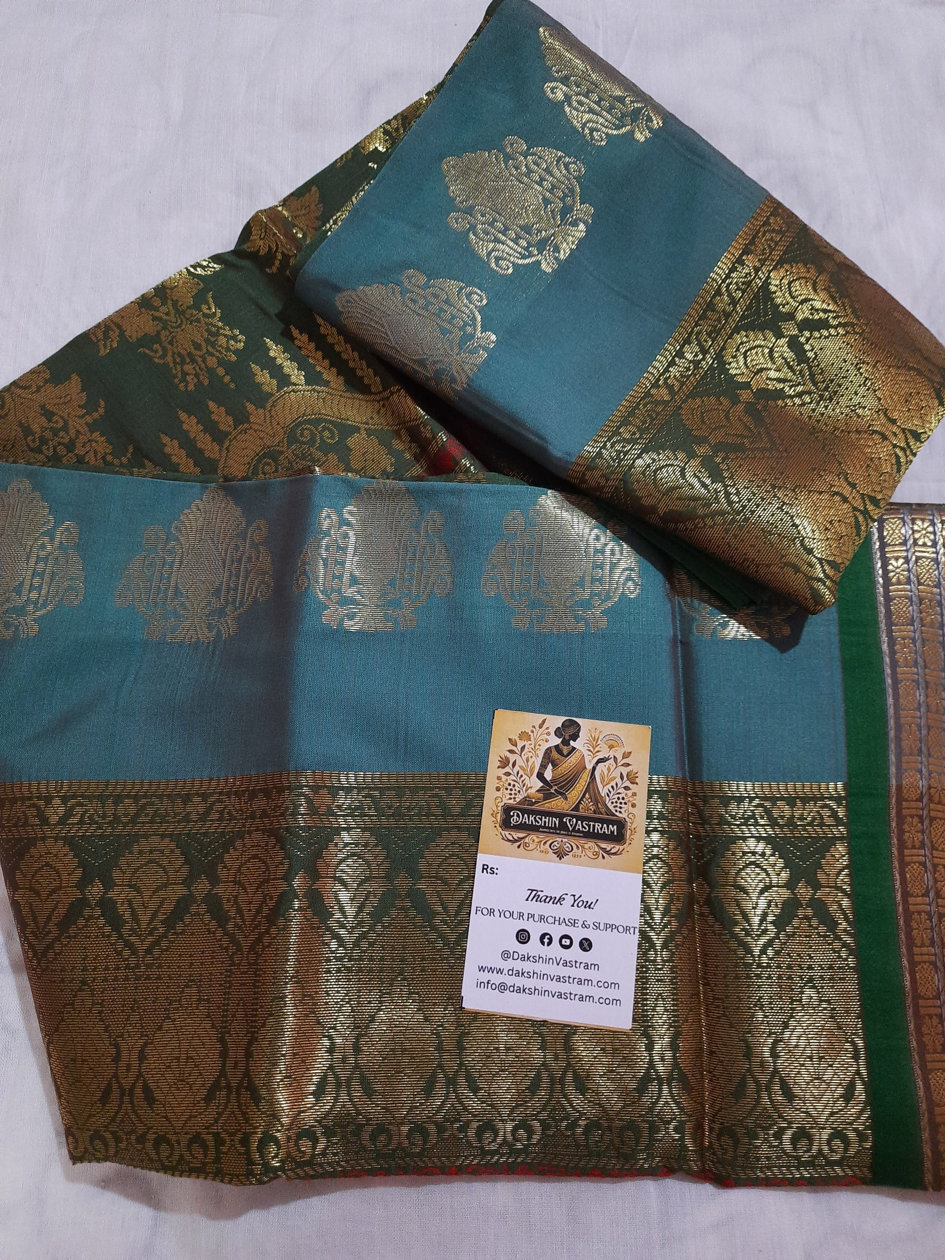 Semi Silk Saree with smooth, breathable fabric