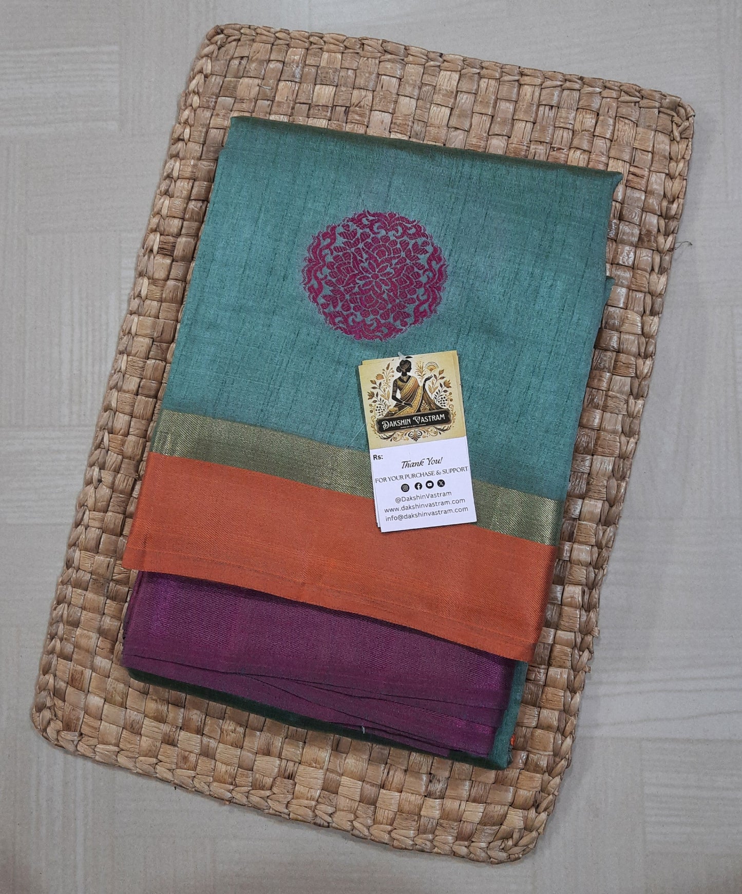 Tussar Sareee | Soft Tussar | Soft, comfortable, and organic Tussar fabric