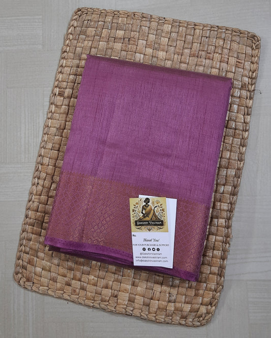 Tussar Saree | Featuring a comfortable and lightweight fabric that is perfect for everyday wear