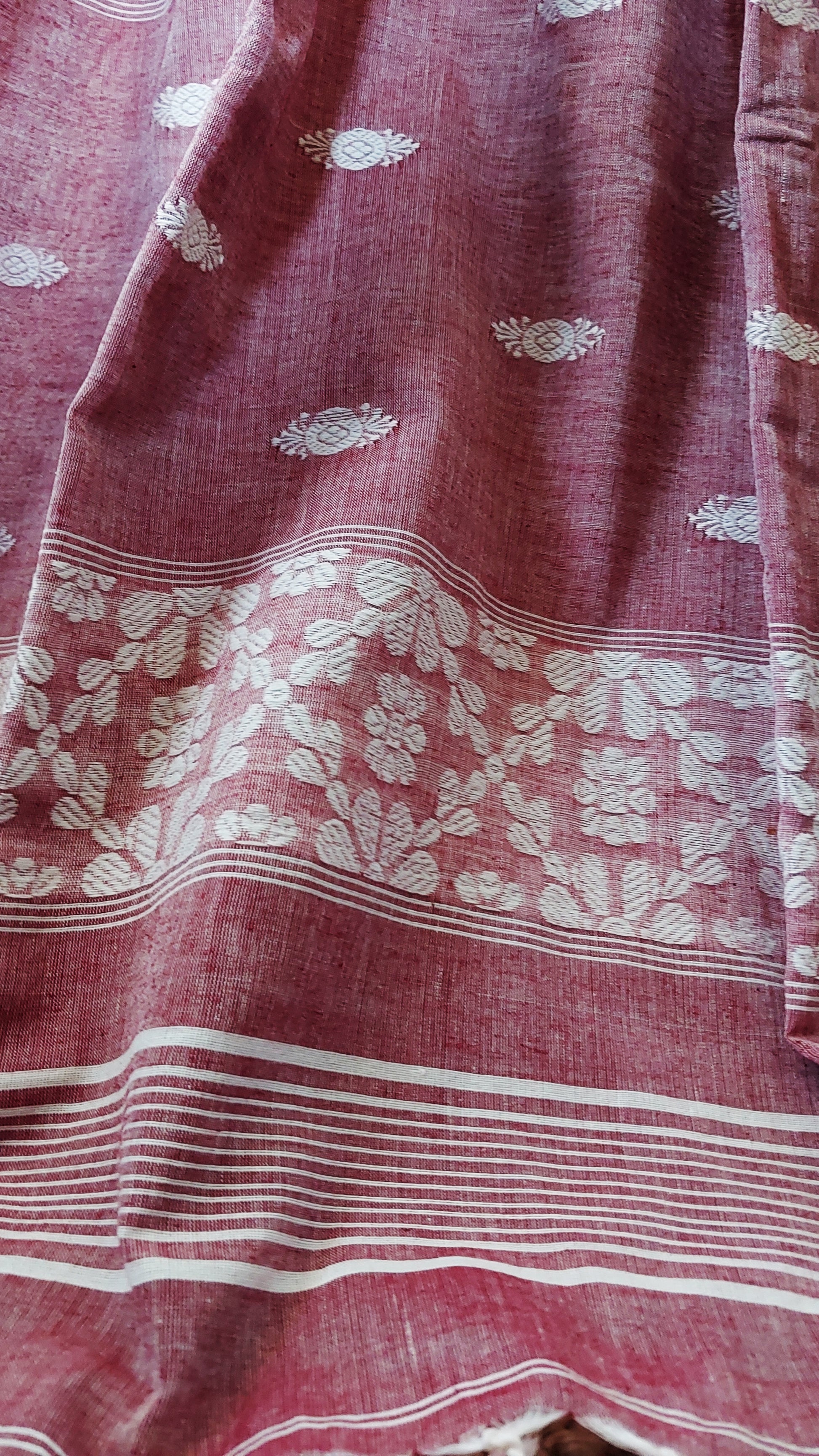 Buy Kasturi Saree online – Kasturi Assam Cotton Saree rear view