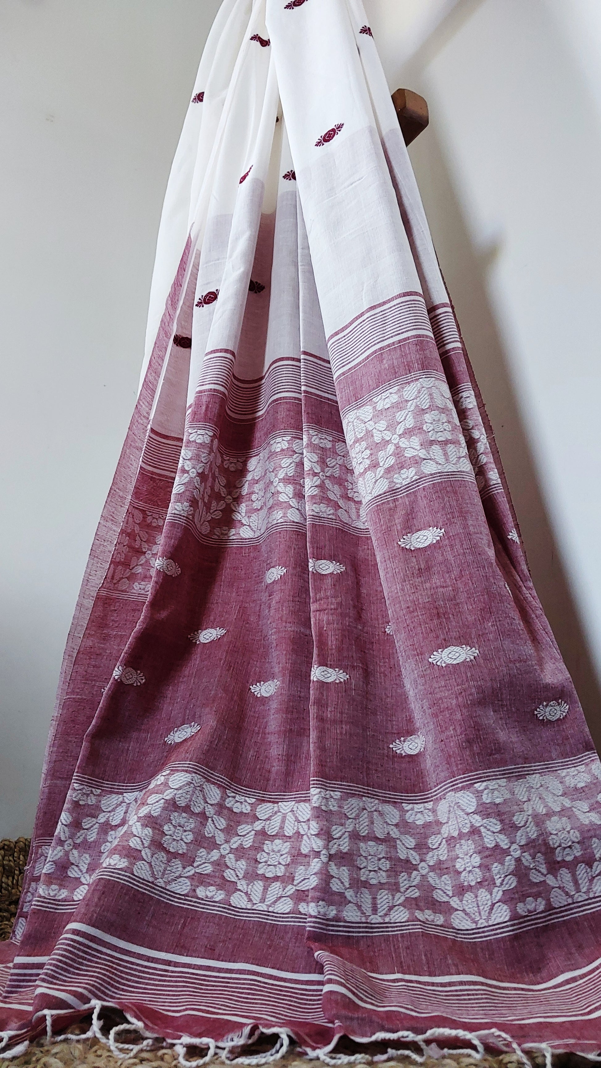 Buy Kasturi Saree online – Kasturi Assam Cotton Saree full view
