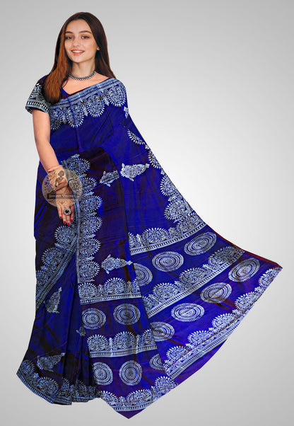 Bishnupur Silk Saree | Bishnupuri Katan Silk Saree with Traditional Handwoven Detailing