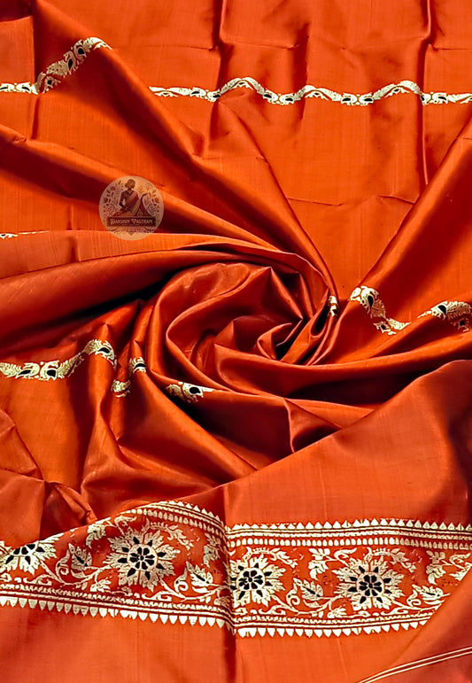 Buy Pure Silk Stole online – Elegant silk stole front angle