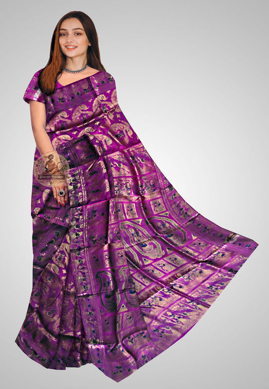 Buy Swarnachari Silk Saree online – Swarnachari Saree front view