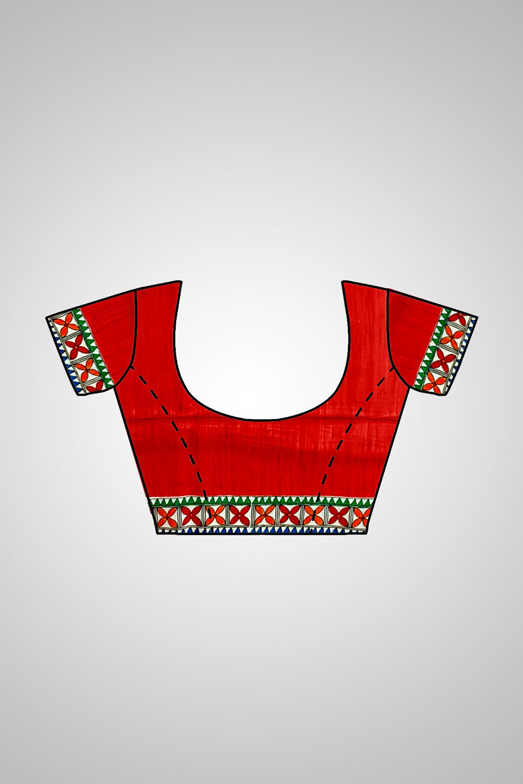 Shop Handloom Tussar Saree – Saree and blouse design view