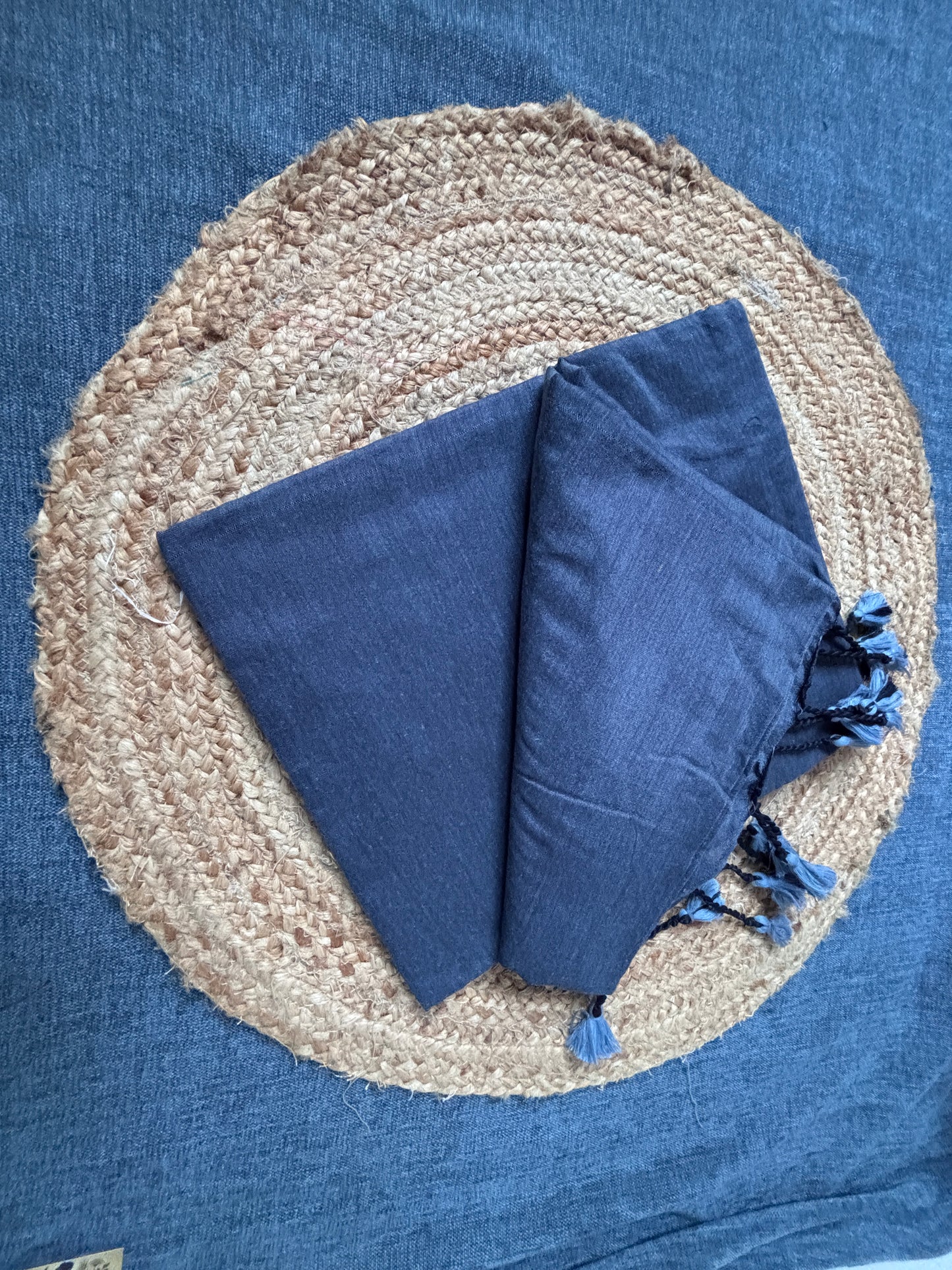 Shop Khadi saree online – Close-up of handspun fabric texture