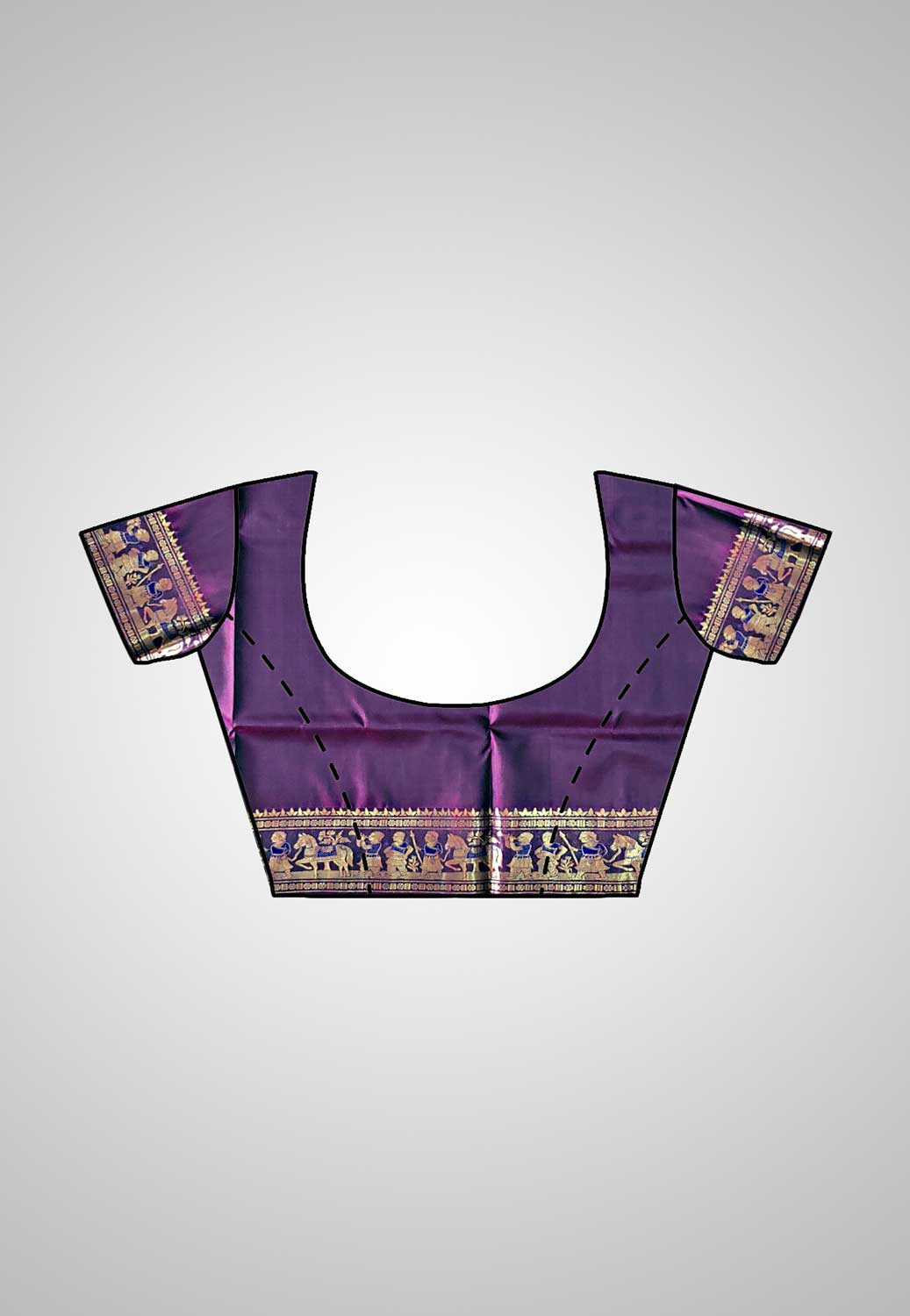 Opulent handloom saree combining tradition and modern charm