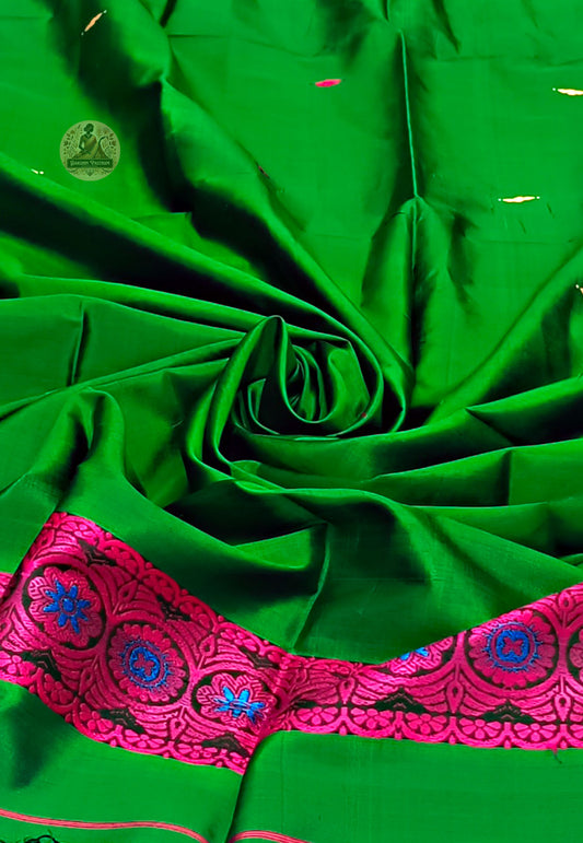 Buy Pure Silk Stole Online – Traditional stole front profile view