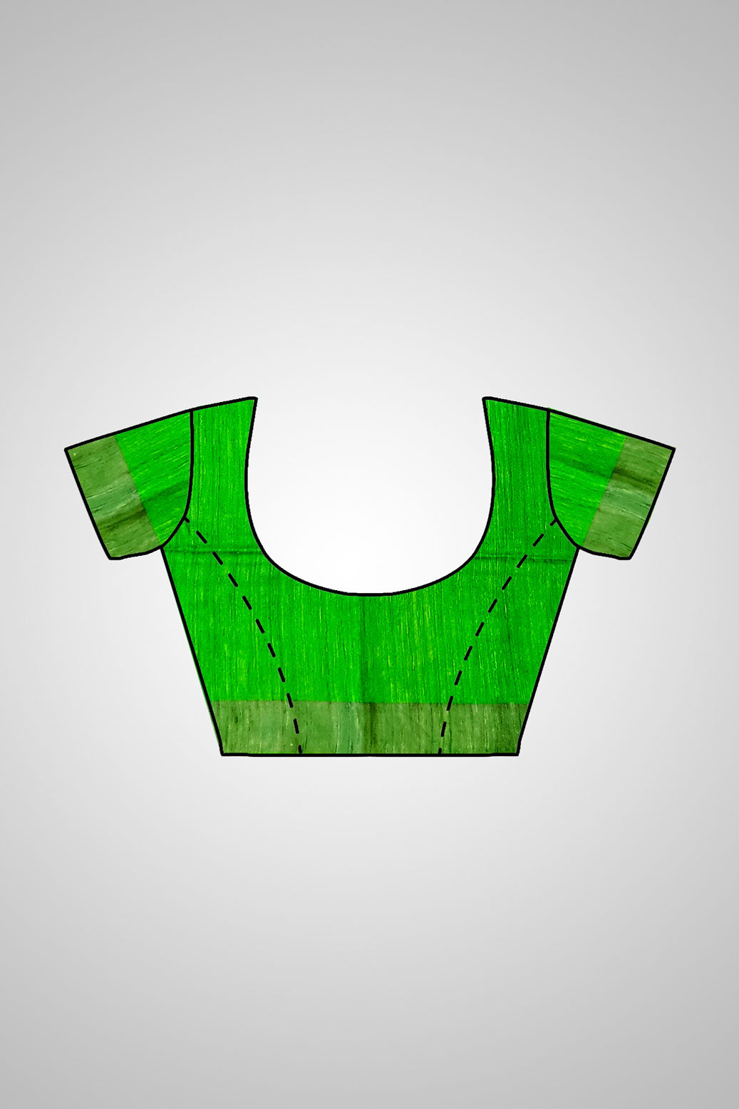 Buy Raw Silk Saree online – Saree and blouse layout in frame