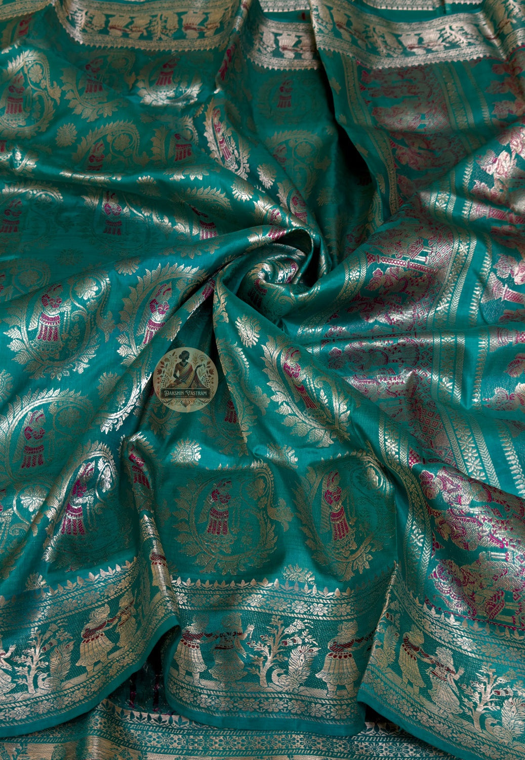 Swarnachari Silk Saree | Bengal Handloom Zari Memory