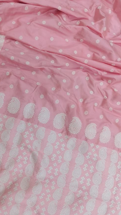 Shop Pure Silk Saree online – saree styled with matching blouse